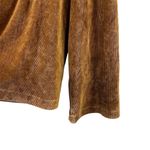 Madewell  Women's Brown Corduroy Swing Blouse Size Small Boxy Long Bell Sleeve Photo 4