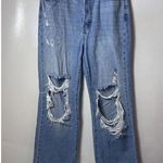 Cello  Jeans Womens 13/31 Light Wash Wide Leg Button Fly Distressed Baggy Jeans Photo 0