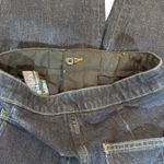 ZARA Women's Dark Wash Denim High Rise Wide Leg Jeans Classic Style Size 6 Photo 3