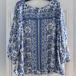 Cynthia Rowley Cynthia Rowley Boho Top Shirt Blouse Tunic Plus Sz 2X Floral NEW Photo 3