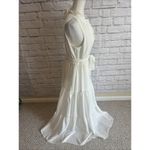 Anne Klein Ann Klein Women’s NWT Crinkled Tiered Belted Summer Party Maxi Dress Size 6 Photo 2