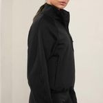 Athleta  Altitude Half Zip Sweatshirt Womens 2X Black Fleece Lined Photo 4