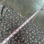 Natural Life Juliette Short Sleeve Midi Maxi Ditsy Floral Dress Gray Large Photo 11