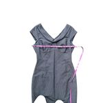 Reiss  Bridge Navy Blue Dotted Cap Sleeve Sheath Dress UK 10 USA 6 Photo 4