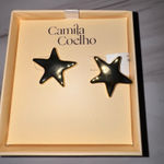 Camila Coelho  Gold tone star Earrings Photo 0