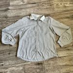 VINTAGE 1980s cotton pinstripe shirt Photo 6