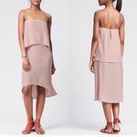 Banana Republic  Silk Tiered Midi‎ Dress Photo 1