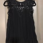 VICI Black Lace Flowy Top Photo 0