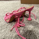 EGO  Vibrant Pink Strappy Heels Photo 2