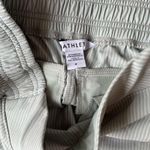 Athleta Brooklyn Textured Jogger Pants Sz 4 Subtle Stripe Coast Grey Photo 10