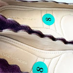 Adrienne Vittadini  Fox Deep Purple Suede Pointed Toe Flat Size 8 Fall Vibes NWOT Photo 9