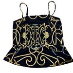 J. McLaughlin Reyna Navy Printed Peplum Tankini Swim Top, Sz XS Photo 1