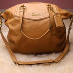 Coach Gold/Light Saddle Leather Bag Photo 0