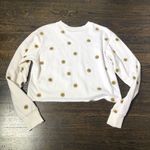 Mighty fine Cropped Embroidered Daisy Sweatshirt Photo 7