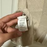 Princess Polly linen blend Cream Sleeveless Dress Photo 5