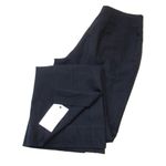 MM.LaFleur NWT Clooney in Navy Blue Washable Wool Slit Hem Pants 6 $225 Photo 4