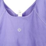 Lululemon Scoop Neck Yoga Tank Top Grid Dark Lavender Size 10 Yoga Pilates Photo 3