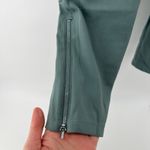 Athleta Women L Delancey Moto Tight Legging Sage Green Stretch High Rise Pockets Photo 4