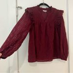 Entro Metro Burgundy Blouse Photo 3