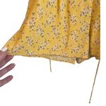 American Eagle Women Romper M Wrap Ditsy Floral Cottage Boho Fairy Y2K Retro Yellow Size M Photo 5