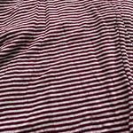 Brandy Melville Striped Spaghetti Strap Flowy Tank Top in Burgundy/White - Small Photo 12