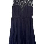 Free People Black Fiesta Mini Dress Sz XS Photo 0