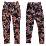 LuLaRoe (4) Lot One Size Leggings Fish Yellow Geometric Fun Colorful Fits 2-10 Photo 7