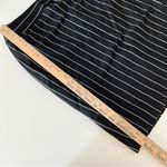 Armani Collezioni  Women Pencil Skirt 100% Wool Size 8 Black Pinstripe Italy Made Photo 7