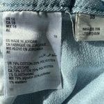 Style & Co Denim Bermuda Walking Shorts Light Wash Raw Hem 18 Plus Size Stretch Photo 5