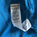 ASOS  Blue Fringe Lace Midi Dress US 4 / UK 8 Strappy Cross Back Festival Party Photo 6