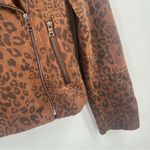 Anthropologie MARRAKECH x Jacket Size Small Marni Leopard Moto Animal Print Zip Photo 8