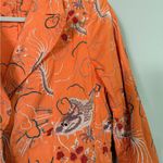 Johnny Was Dragon Embroidered Floral Blazer Jacket Summer Spring Photo 3