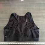 Fabletics ‎ On The Go Front Zip Medium Impact Sports Bra - Black - Size XL Photo 3