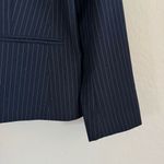 NWT Cupcakes & Cashmere Night Sky Dark Blue Navy Pinstripe Pocket Blazer Size M Size M Photo 4