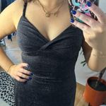 Privacy Please  V-Neck Little Black Mini Dress Size Medium Photo 3