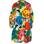 J.Crew  Women’s Size XS Ratti Jardin Bright Floral Cotton Tiered Popover Dress Photo 5