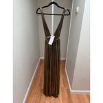 Bronx and Banco NEW NWT Goddess Gown in Gold Metallic size Small Photo 3