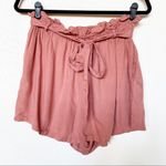 Hollister Ultra High Rise Paperbag Tie Waist Shorts Size Medium Photo 0