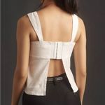 Pilcro  white flyaway open back tank Photo 3