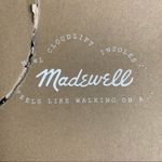 Madewell NEW Sidewalk Low Top Canvas Sneaker Black 8.5 Cloudlift Photo 7