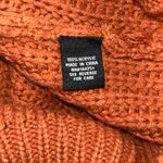 Cozy Orange Cowl Neck Sweater Chunky Cropped size M Size M Photo 6