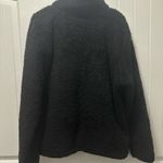 PINK - Victoria's Secret  Black Sherpa Zip Up Photo 4