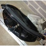 Brighton Leather Black Hobo Tassel Satchel Purse Bag Silver Tone Work of Art Photo 10