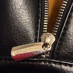 💛💚DAVID JONES PARIS Black Leather 🎒 BACKPACK.💛💚 Black Photo 14