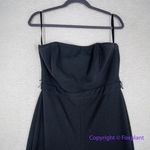 White House | Black Market New!  Strapless Belted Jumpsuit black, size 8‎ Photo 3