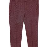 Loft Marisa Pants 4P Career Professional Pink Blue Geometric Boho Preppy Whimsy Photo 0