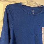 st. john's bay NWT St John’s Bay Navy Blue Long Sleeve Tee 1X Photo 2