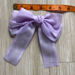 Purple Lavender clip Bow Photo 1