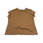 White Stag  Y2K Paisley Embroidered Neck Line V-Neck Earth Toned Top Photo 3