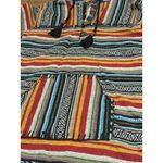Kathmandu Imports Womens Hoodie Tunic Sz S/M Aztec Tapestry Embroidered Hippie Photo 5